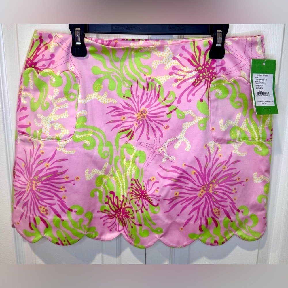 Lilly Pulitzer Hibiscus Printed Skort – Dirty Shirley (NWT) size 4